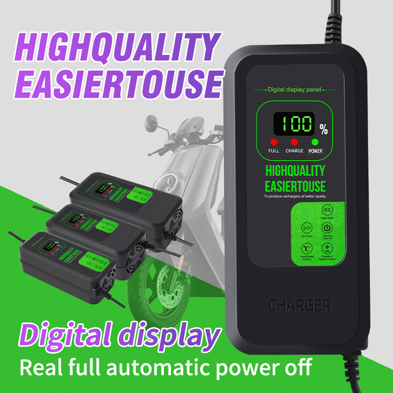 Новое Усовершенствованное Заря – обзор и цена 84V 20A Smart Charger